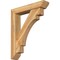 Ekena Millwork Merced Slat Rough Sawn Bracket w/ Offset Brace, Western Red Cedar, 6"W x 30"D x 36"H BKT0604X30X36MRC06RWR - alternate 1